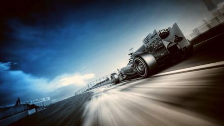 Racing into the Future with F1 Power wallpaper