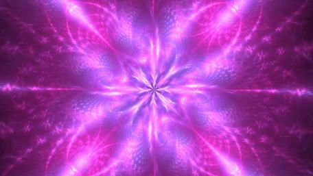 Vibrant Pink Mandala Symmetry Art wallpaper