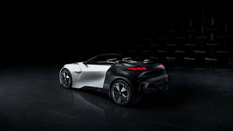 Futuristic Peugeot Fractal Concept Car Wallpaper wallpaper