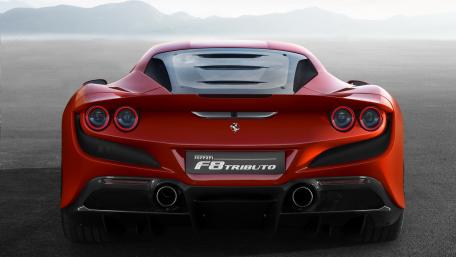 Sleek Power of the Ferrari F8 Tributo wallpaper