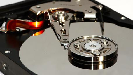 Intricate Details of a Hard Drive wallpaper