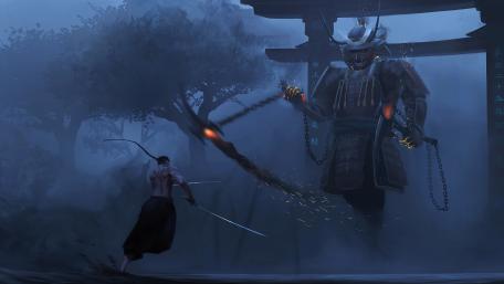 Mystic Duel at Dusk wallpaper