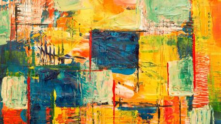 Vibrant Modern Abstract Art Wallpaper wallpaper
