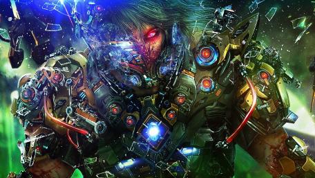 Female Cyborg Soldier wallpaper