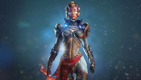 Futuristic Cyborg Guardian Unveiled wallpaper