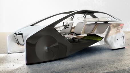 Futuristic BMW Concept Car Design with Innovative Interiors wallpaper