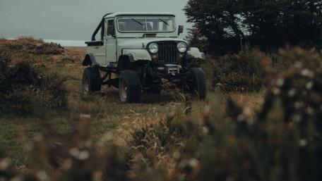 Rustic Off-Road Adventure Vehicle Wallpaper wallpaper