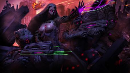 Cybernetic Warfare in the Apocalyptic Future wallpaper