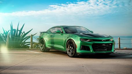 Green Camaro wallpaper