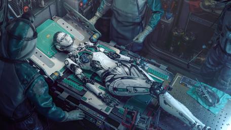 Female Cyborg wallpaper