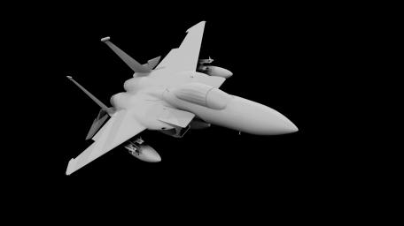 Fighter Jet in Monochrome Design wallpaper