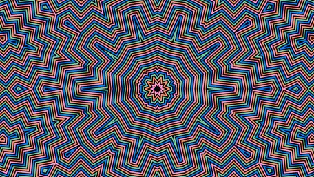 Vivid Illusions of Symmetrical Harmony wallpaper