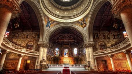 Stanford Memorial Church inside wallpaper
