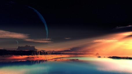 Alien Horizons of a Distant World wallpaper