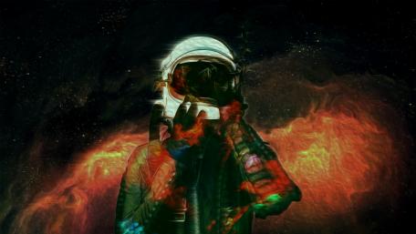 Cosmic Dreams of the Astronaut wallpaper