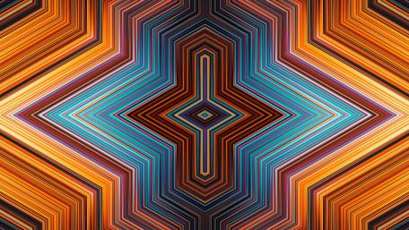 Dynamic Geometric Symmetry in Vibrant Colors wallpaper