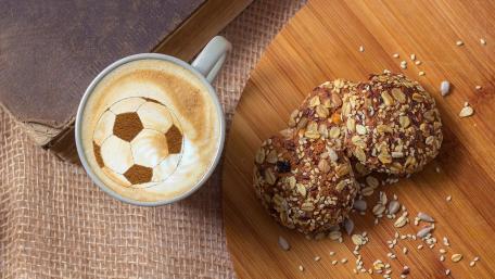 Football Cappuccino wallpaper