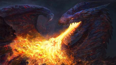 Breath of the Fiery Dragon wallpaper