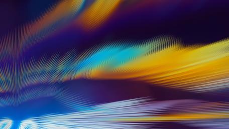 Vibrant Gradient Waves in Motion wallpaper