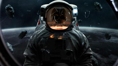Ghost astronaut wallpaper