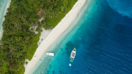 Fishing in the Caribbean sea wallpaper