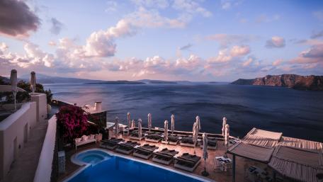 Santorini wallpaper