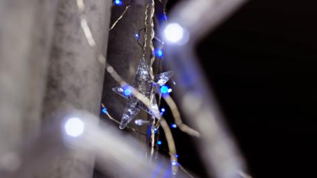 Sparkling Holiday Lights and Decorations wallpaper