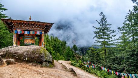 Temple in Bhutan wallpaper