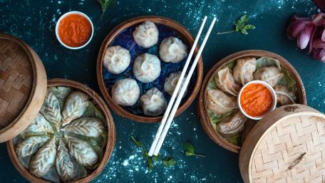 Momo dumplings in Bhutan wallpaper