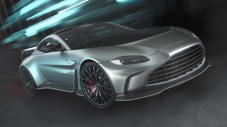 Sleek Aston Martin V12 Vantage Wallpaper wallpaper