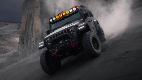 Jeep Wrangler Rubicon Conquers Rugged Terrain wallpaper