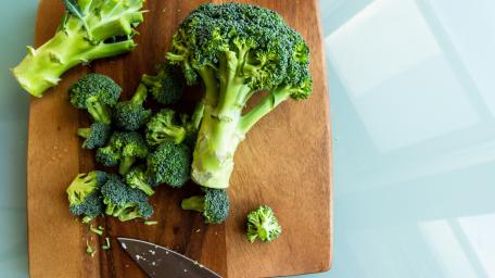 Fresh Broccoli Ready for Cooking wallpaper