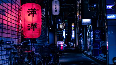 Alleyway wallpaper