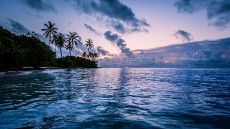 Tropical Dawn in Guadeloupe wallpaper