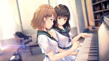 Melodic Friendship in Harmony wallpaper
