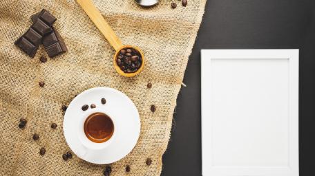Indulge in Chocolate and Coffee Bliss wallpaper