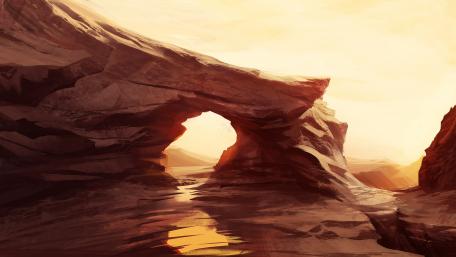 Artistic Desert wallpaper