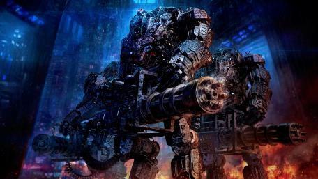 Mechanical Titans in a Dystopian Future wallpaper
