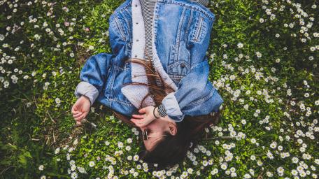 Embracing Nature in Blooming Meadows wallpaper