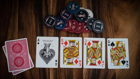 Royal Flush Poker Night wallpaper