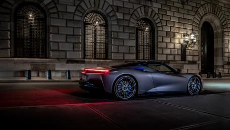 Nighttime Elegance with the Pininfarina Battista wallpaper