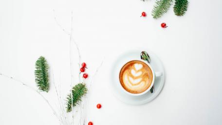 Cozy Coffee Aesthetic Wallpaper wallpaper
