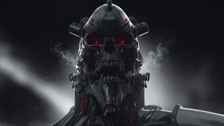 Android Beast with Red Eyes wallpaper