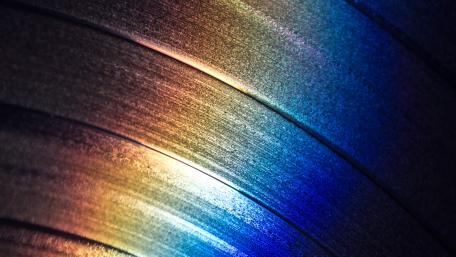 Colorful Waves of Vinyl Artistry wallpaper