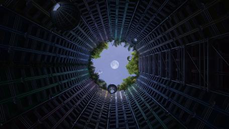 Looking up at sky wallpaper