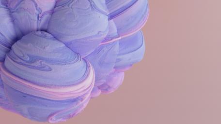 Floating Lavender Dreams in Abstract Art wallpaper