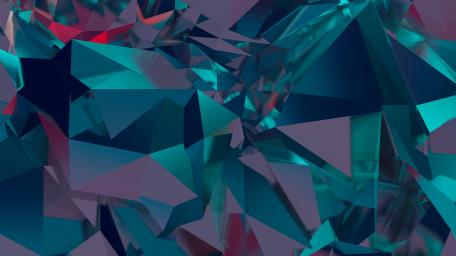 Geometric Serenity in Vivid Colors wallpaper