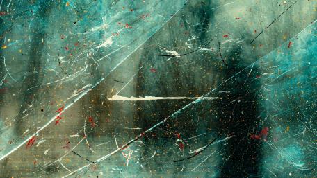 Vibrant Abstract Scars of Colorful Vision wallpaper
