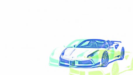 Pop Art Sports Car wallpaper