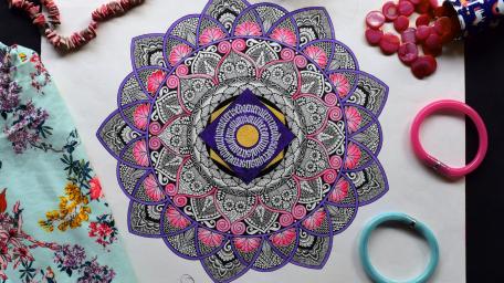 Vibrant Mandala Art for a Unique Touch wallpaper